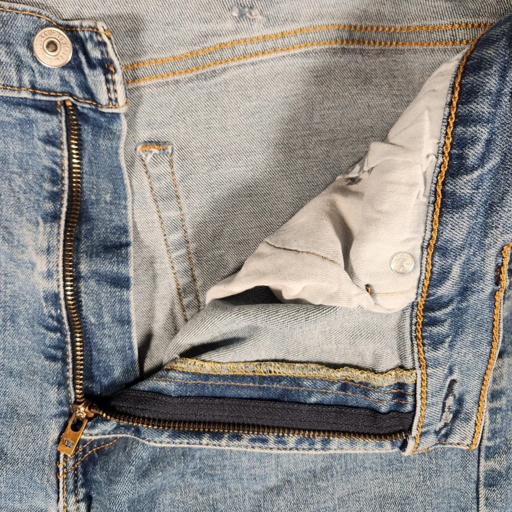 Levi's‎ 505 Regular Fit Jeans Mens 38x32 Blue Excellent Straight Leg Denim